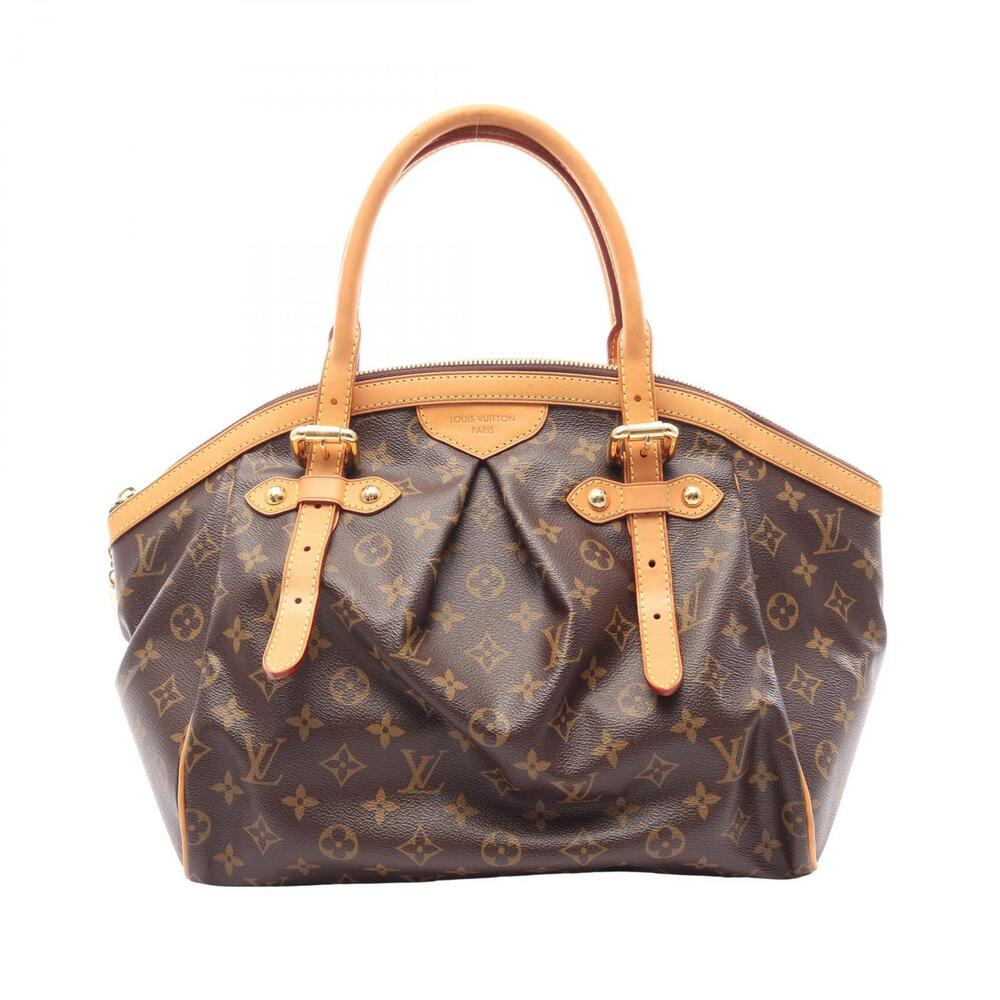 Louis Vuitton Tivoli Monogram Top Handle Bag Canvas Leather Brown